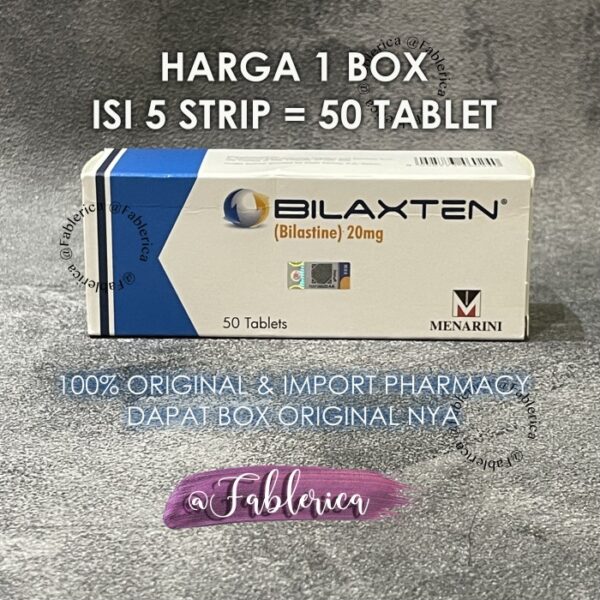 Bilaxten 20 mg Bilastine 50 Tablets