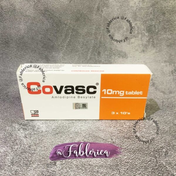 Covasc 10mg Amplodipine Besylate 30 Tablets