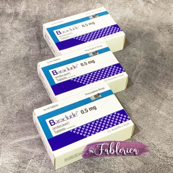 Baraclude 0.5 mg Entecavir 30 Tablets