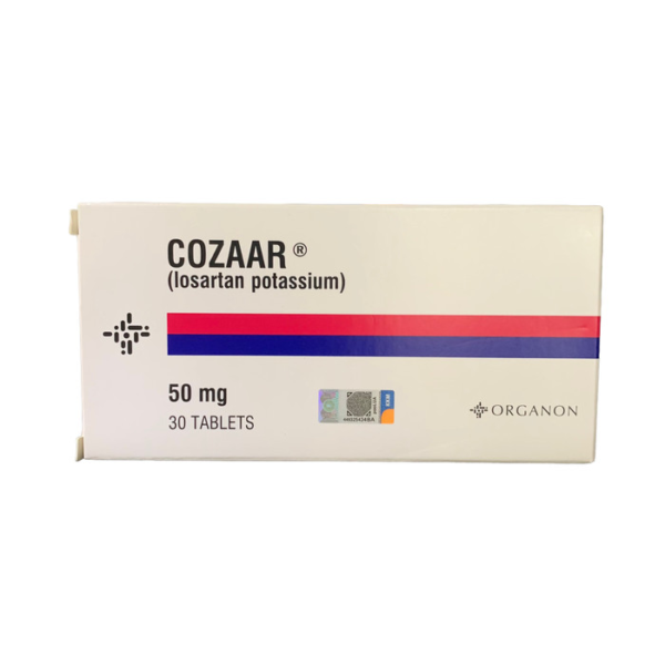 Cozaar Losartan Potassium 50 mg 30 Tablets