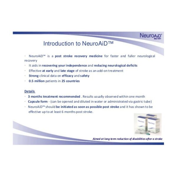 NEUROAID II MLC 901 isi 60 (IMPORT) EXP2026 - Image 2