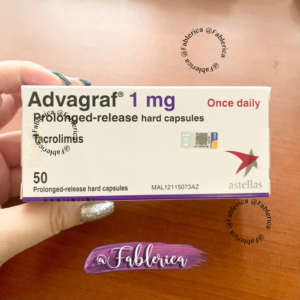 Advagraf 1 mg Tacrolimus 50 Capsules