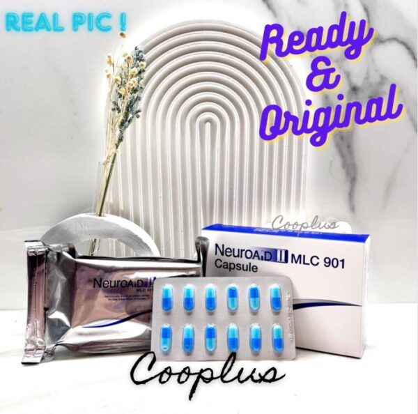 Neuroaid ii mlc 901 - 1 strip 12 caps - 100% ORIGINAL & READY - Image 2