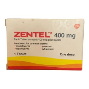 Zentel 400mg 1 tablet (SINGAPORE)