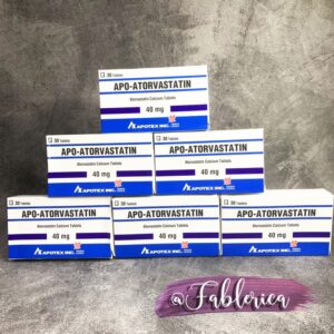 Apo Atorvastatin 40 mg isi 30 Tablets