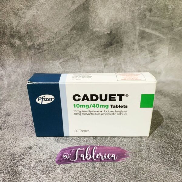 CADUET 10 / 40 mg Amlodipine / Atorvastatin 30 Tablets