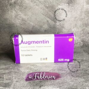 Augmentin 625 mg Amoxicillin Trihydrate Potassium Clavulanate 10 tablets