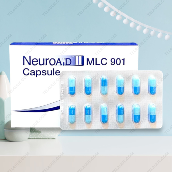 Neuroaid ii mlc 901 - 1 box 60 caps - 100% ORIGINAL & READY