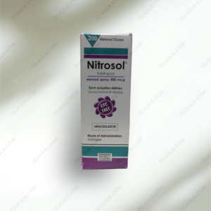 Nitrosol Sublingual Aerosol Spray 400 mcg Glyceryl Trinitrate BP 400 Mcg 200 Metered doses